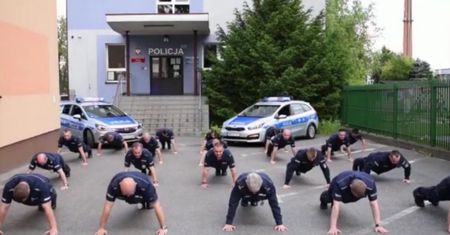 Chodzieska policja w #gaszynchallenge