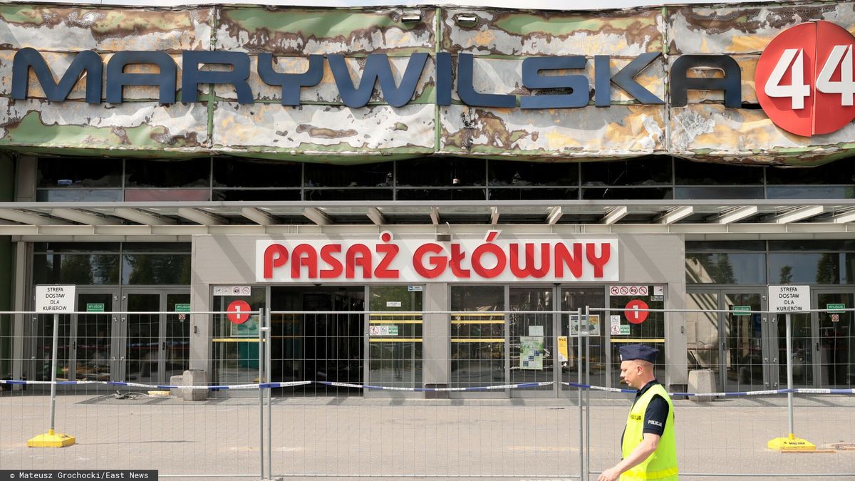 Marywilska 44 po pożarze. Hala ma zostać odbudowana