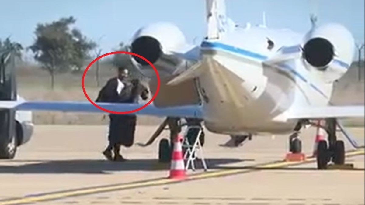 Ruben Amorim wsiada do samolotu w Lizbonie