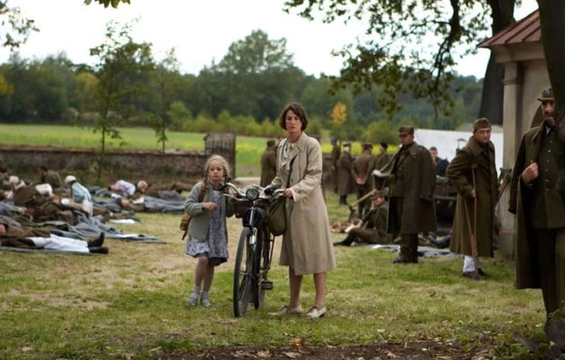 Kadr z filmu "Katyń"