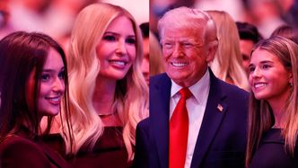 Trump wpadł na galę UFC z rodziną. Towarzyszyły mu córki i NASTOLETNIE WNUCZKI. Podobne? (FOTO)