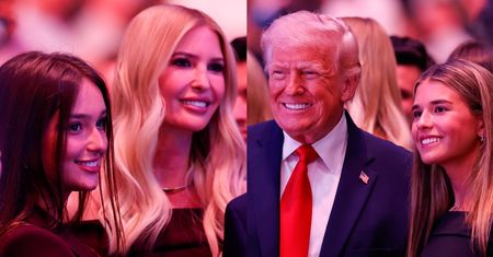 Trump wpadł na galę UFC z rodziną. Towarzyszyły mu córki i NASTOLETNIE WNUCZKI. Podobne? (FOTO)