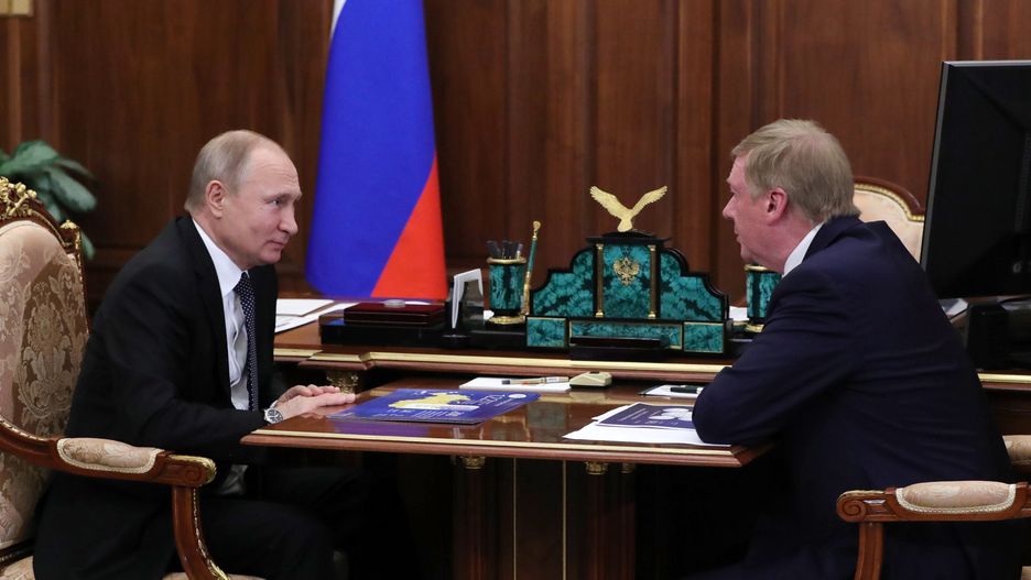 Władimir Putin i Anatolij Czubajs