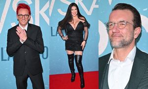 Nietuzinkowa zbieranina celebrytów na premierze "Wielkiej Warszawskiej": Michał Wiśniewski, Iwona Węgrowska, Tomasz Kot... (ZDJĘCIA)