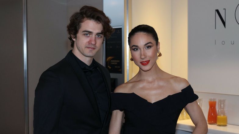 Ida Nowakowska z mężem