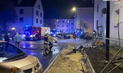 Policjanci uratowali 29-latka. Sami trafili do szpitala