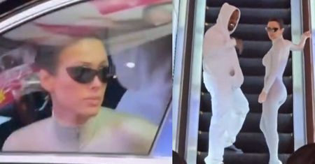 Cali na biało Kanye West i Bianca Censori "przyłapani" w galerii handlowej w Tokio. Żona rapera znów zaskoczyła i odziała się OD STÓP DO GŁÓW