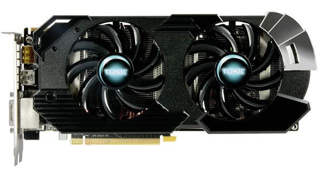 Sapphire Radeon HD 7870 Toxic karta graficzna zdjęcie widok z g&oacute;ry
