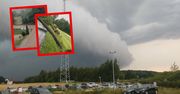 W środku była rodzina z dziećmi. Pogoda szalała nad Polską