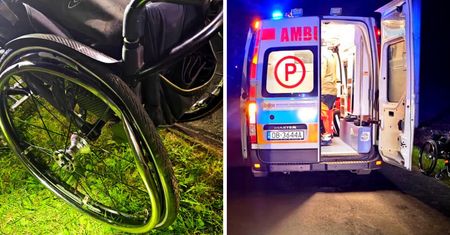 Pijany kierowca uciekł. Mężczyzna na wózku inwalidzkim nie żyje