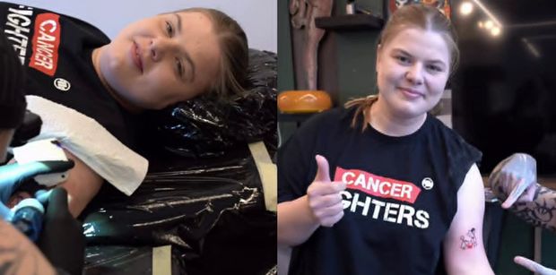 Makowkamusic dotrzymała słowa i zrobiła sobie TATUAŻ. Towarzyszył jej Sylwester Wardęga