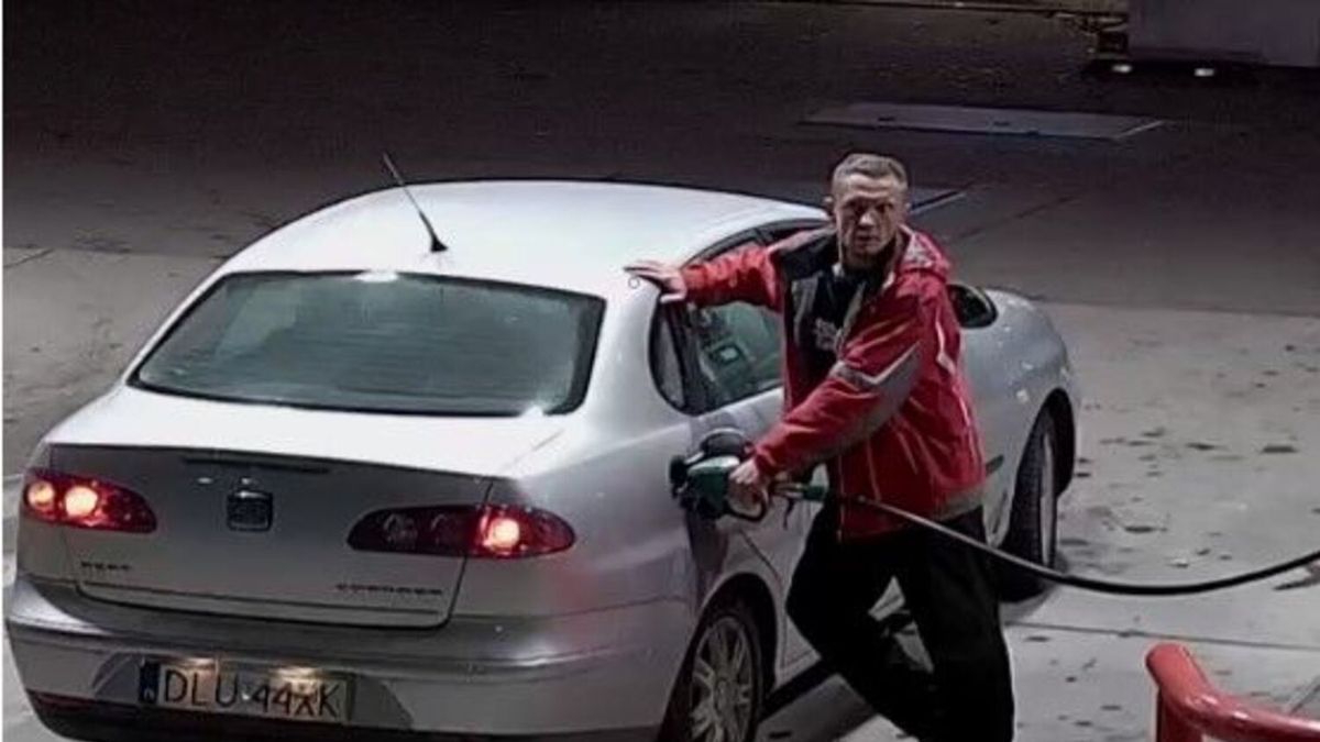 Policja z Lubina szuka mężczyzny ze stacji paliw
