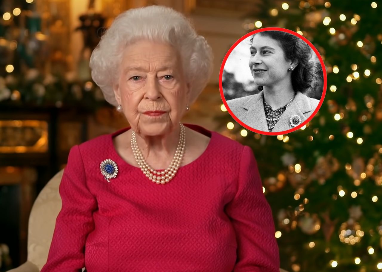 Królowa Elżbieta II do składania życzeń świątecznych założyła wyjątkową broszkę. Ma dla niej szczególne znaczenie