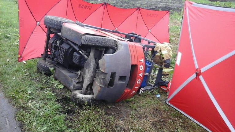 Lubelskie. Tragiczny wypadek przy pracy. Mężczyzna został przygnieciony 