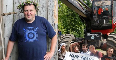 Rolnik bez żony... BRONI WYCINKI Puszczy Białowieskiej! "Puszcza jest mordowana, ale przez ekologów! Oni nie siedzą tam za darmo, SĄ OPŁACANI!"