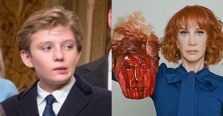 Barron Trump był w szoku, gdy zobaczył... ŚCIĘTĄ, ZAKRWAWIONĄ GŁOWĘ OJCA!