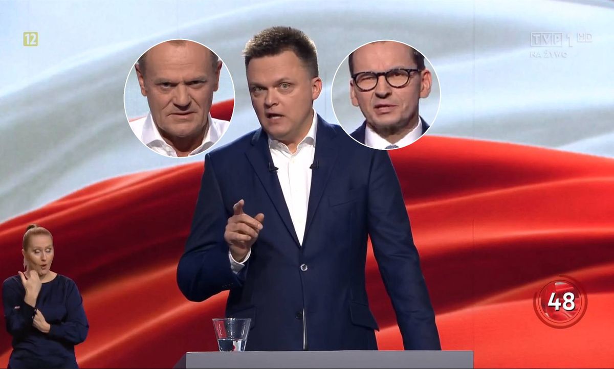 Szymon Hołownia na tle rywali wypadł podczas debaty wyborczej zaskakująco dobrze