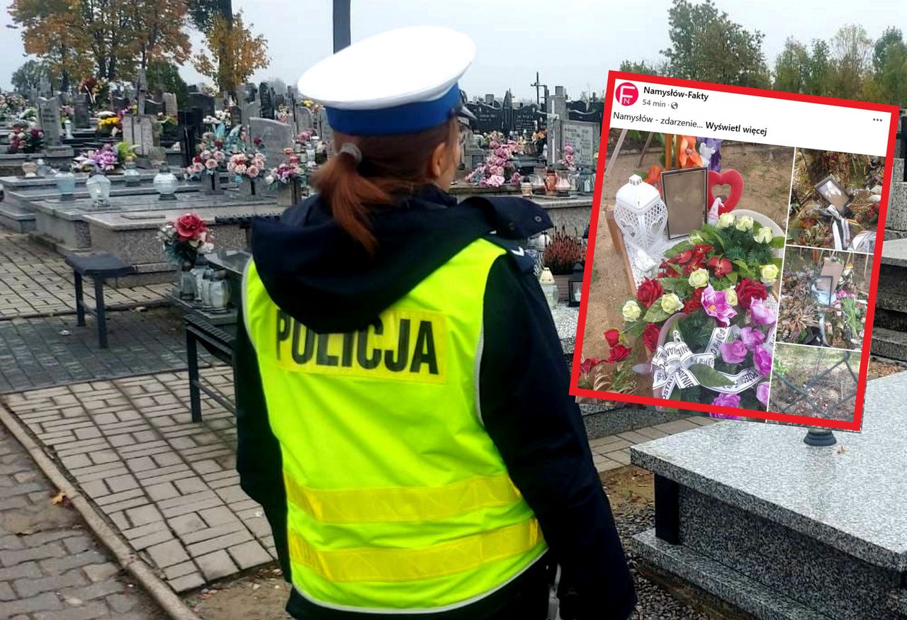 Wandale na cmentarzu w Namysłowie. "Niewytłumaczalne"