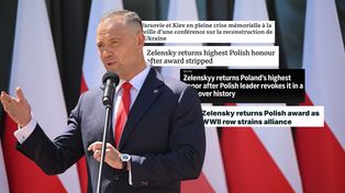 Zełenski odesłał order. Światowe media reagują