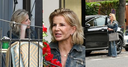 Jeansowa Joanna Racewicz zmierza do wartego ćwierć miliona złotych lexusa z torebką za prawie 2 tys. złotych
