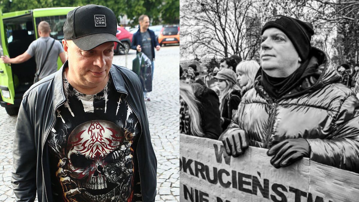 Skiba walczył o prawa zwierząt pod sejmem.