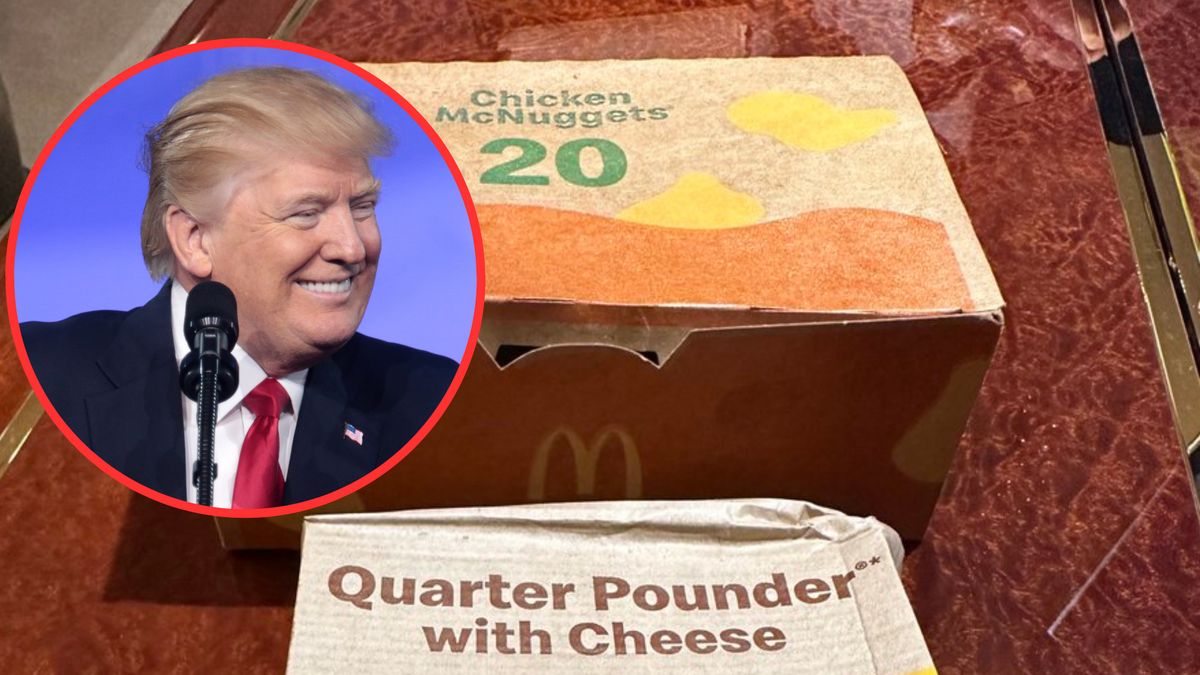 Trump jest fanem jedzenia z McDonald's