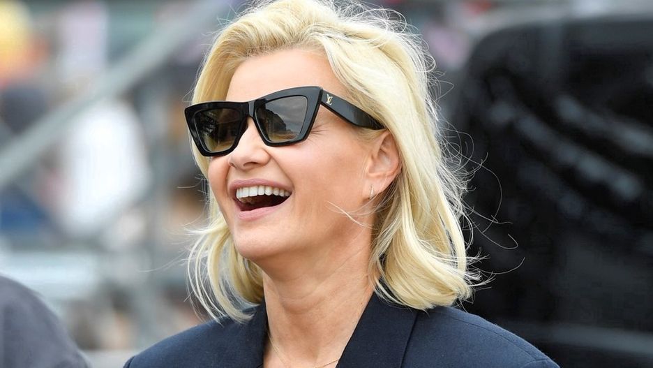 Małgorzata Kożuchowska w modnej stylizacji