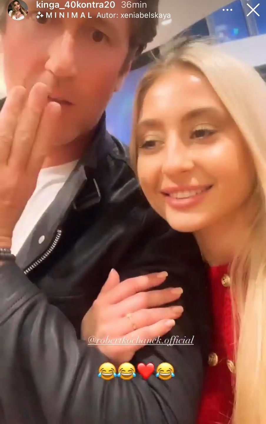Robert Kochanek i Kinga Zapadka flirtują w centrum handlowym