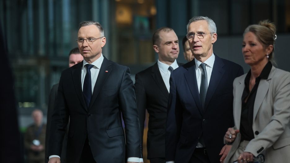 Andrzej Duda i Jens Stoltenberg