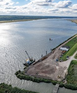 Przekop Mierzei Wiślanej. Prace przy wzmocnieniach nabierają tempa