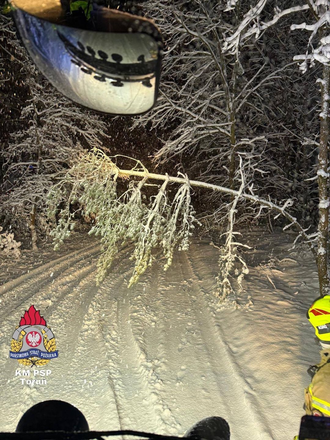 Atak zimy w Toruniu i okolicy