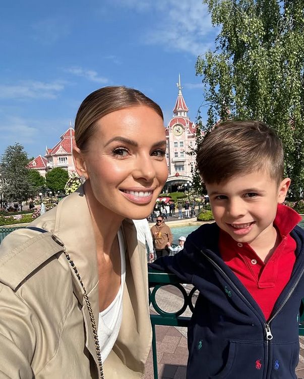 Izabela Janachowska z synem