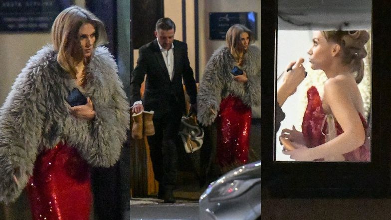 Agnieszka Kaczorowska i Marcin Rogacewicz po ramówce TVP