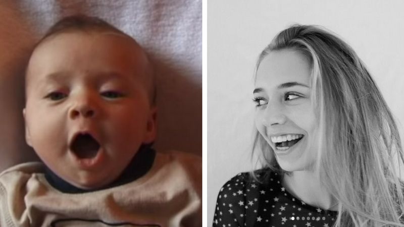 Ojciec 18-letniej Lotte przedstawił z okazji jej urodzin film, który pokazuje jej dorastanie