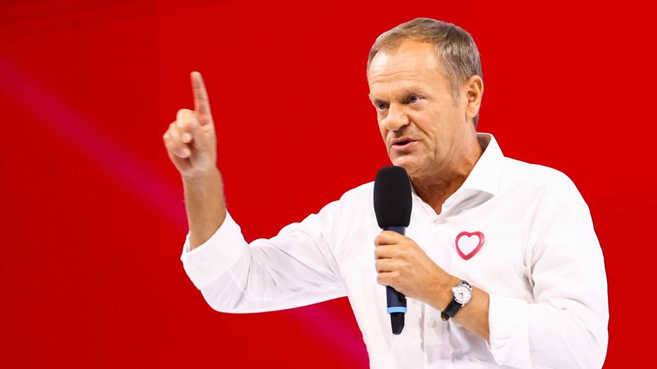 Konwencja Koalicji Obywatelskiej w Tarnowie
09.09.2023 Tarnow Konwencja Koalicji Obywatelskiej pod haslem " 100 Konkretow na 100 dni " w hali Arena Jaskolka Tarnow TOSiR
n/z Donald Tusk
fot Beata Zawrzel/REPORTER
Beata Zawrzel/REPORTER