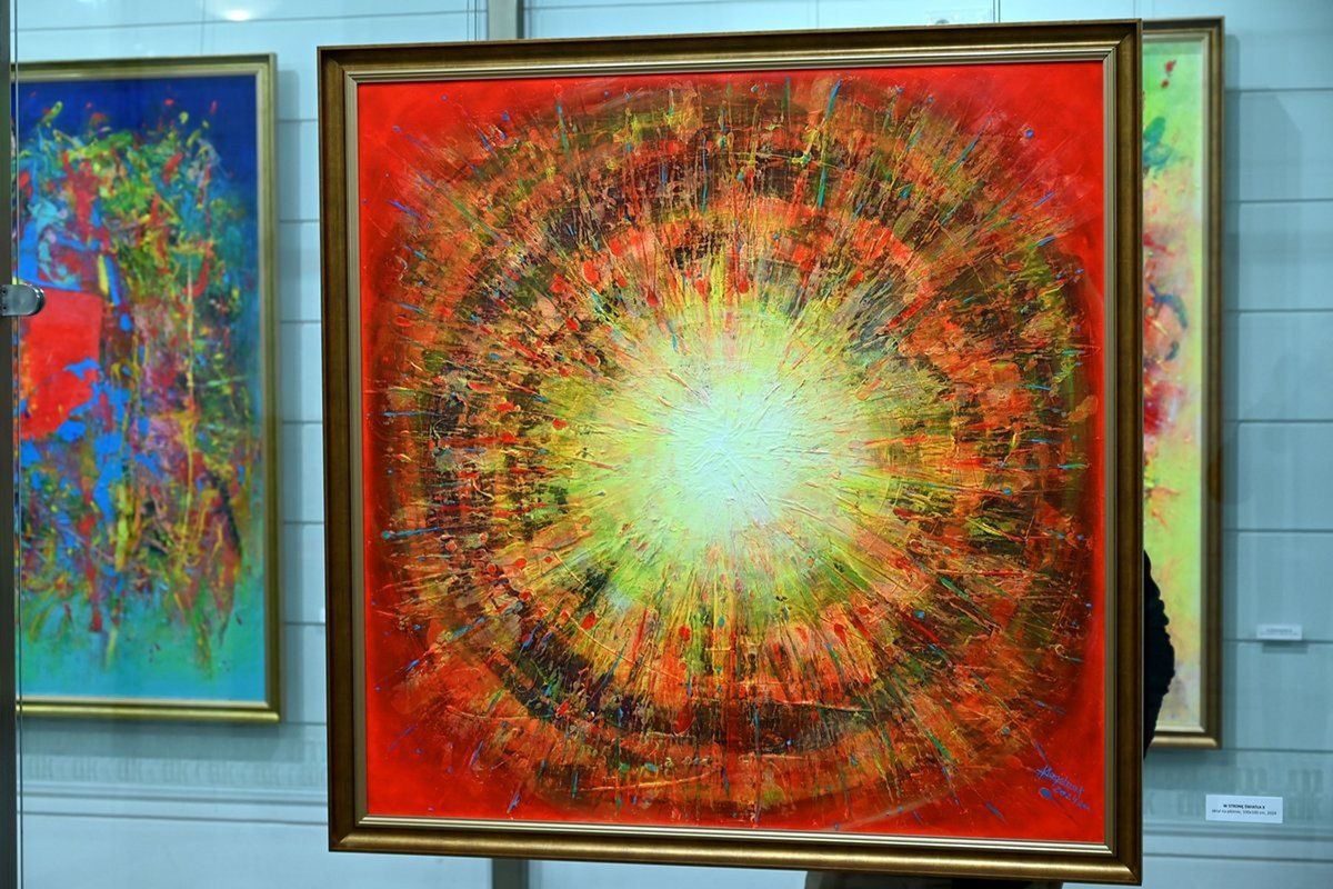 Otwarcie wystawy obrazów Adama Magdziaka