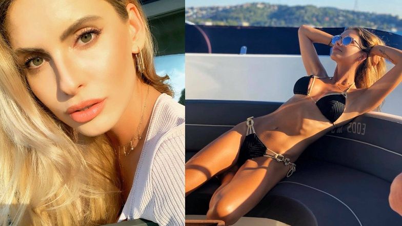 Dominika Grosicka chwali się wyćwiczoną figurą