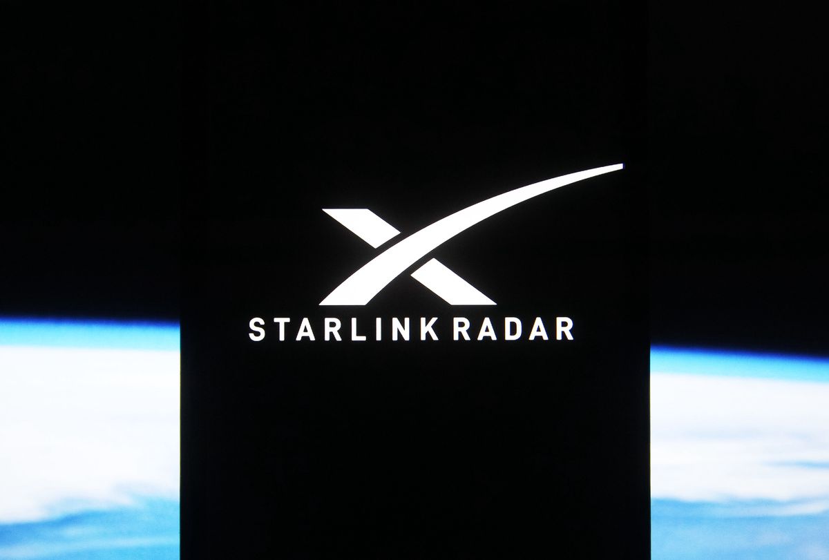 UKRAINE - 2020/10/28: In this photo illustration a Starlink radar app seen displayed on a smartphone. (Photo Illustration by Pavlo Gonchar/SOPA Images/LightRocket via Getty Images)