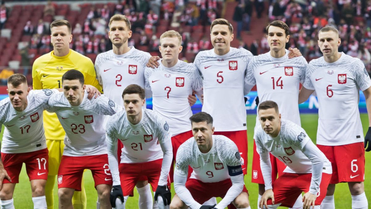 Reprezentacja Polski przed meczem z Czechami.