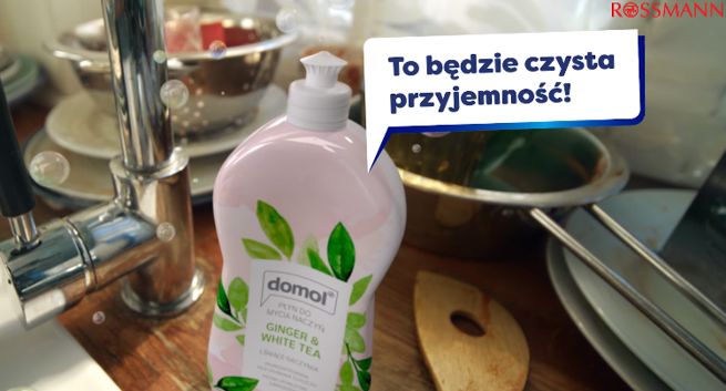 "Domol przemawia do zaradnych" w kampanii marki własnej drogerii Rossmann
