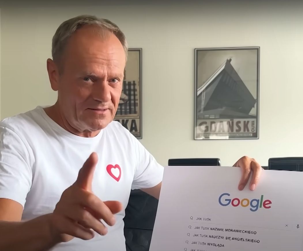 Donald Tusk odpowiadał na pytania wpisywane przez internautów w Google