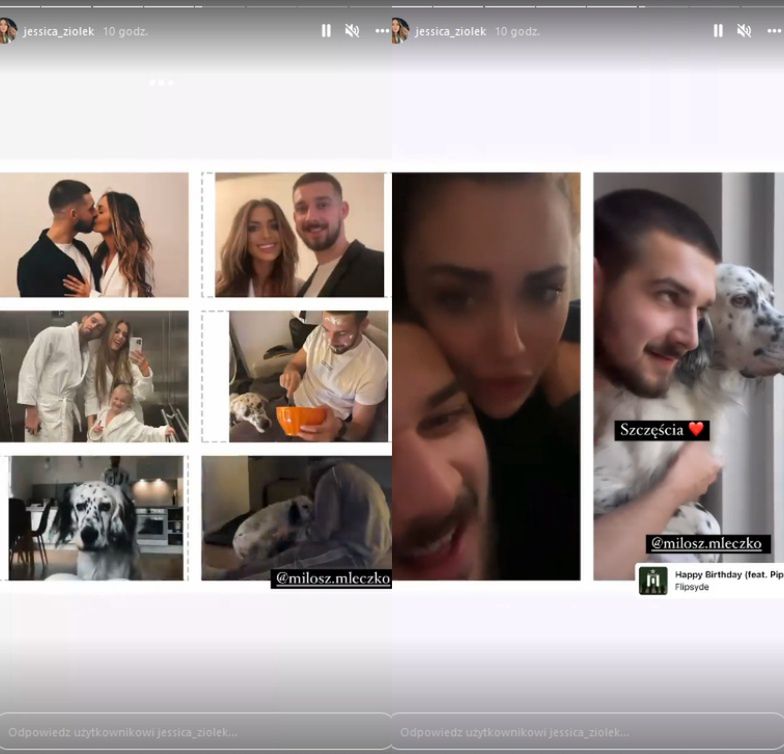 Jessica Ziółek świętuje urodziny Miłosza Mleczko 