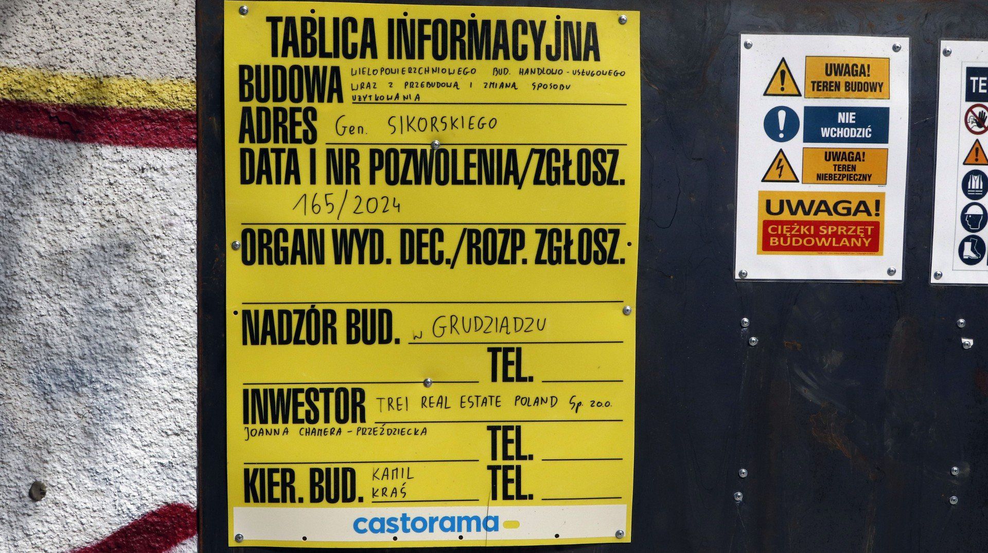 Trwa budowa &#34;Parku handlowego&#34; po browarze w Grudziądzu