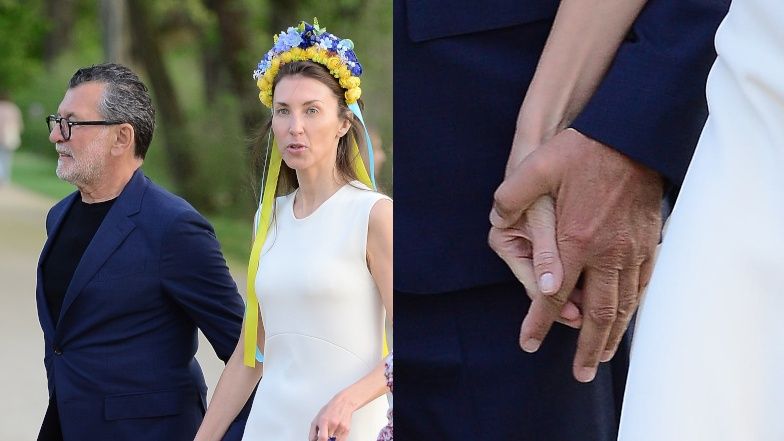 Katarzyna Jordan i Grzegorz Jankielewicz przybywają wspólnie na charytatywną kolację na rzecz Ukrainy