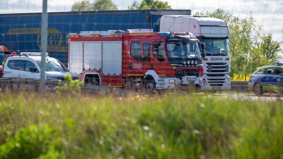 Autostrada A1 między węzłem Grudziądz i Lisewo była nieprzejezdna po karambolu z udziałem pięciu pojazdów