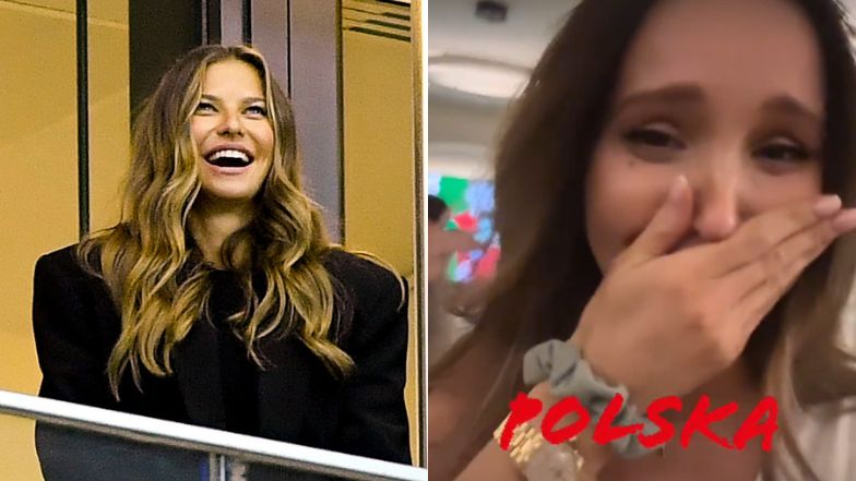 Anna Lewandowska i Marina reagują na WYGRANĄ Polski. Żona Wojciecha Szczęsnego nie kryła wzruszenia (FOTO)