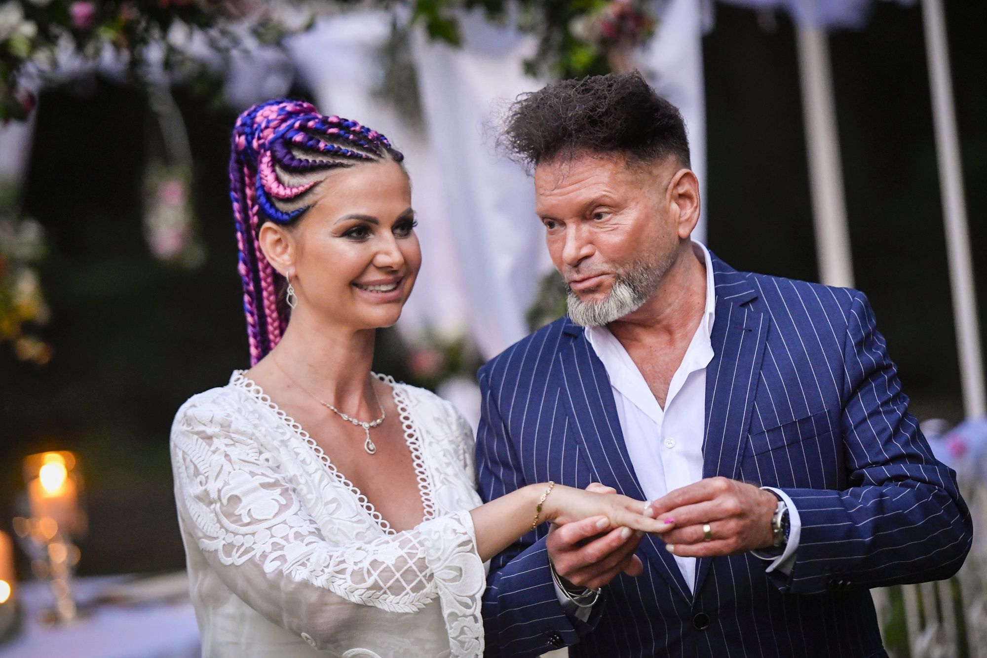 Krzysztof Rutkowski i Maja Plich 