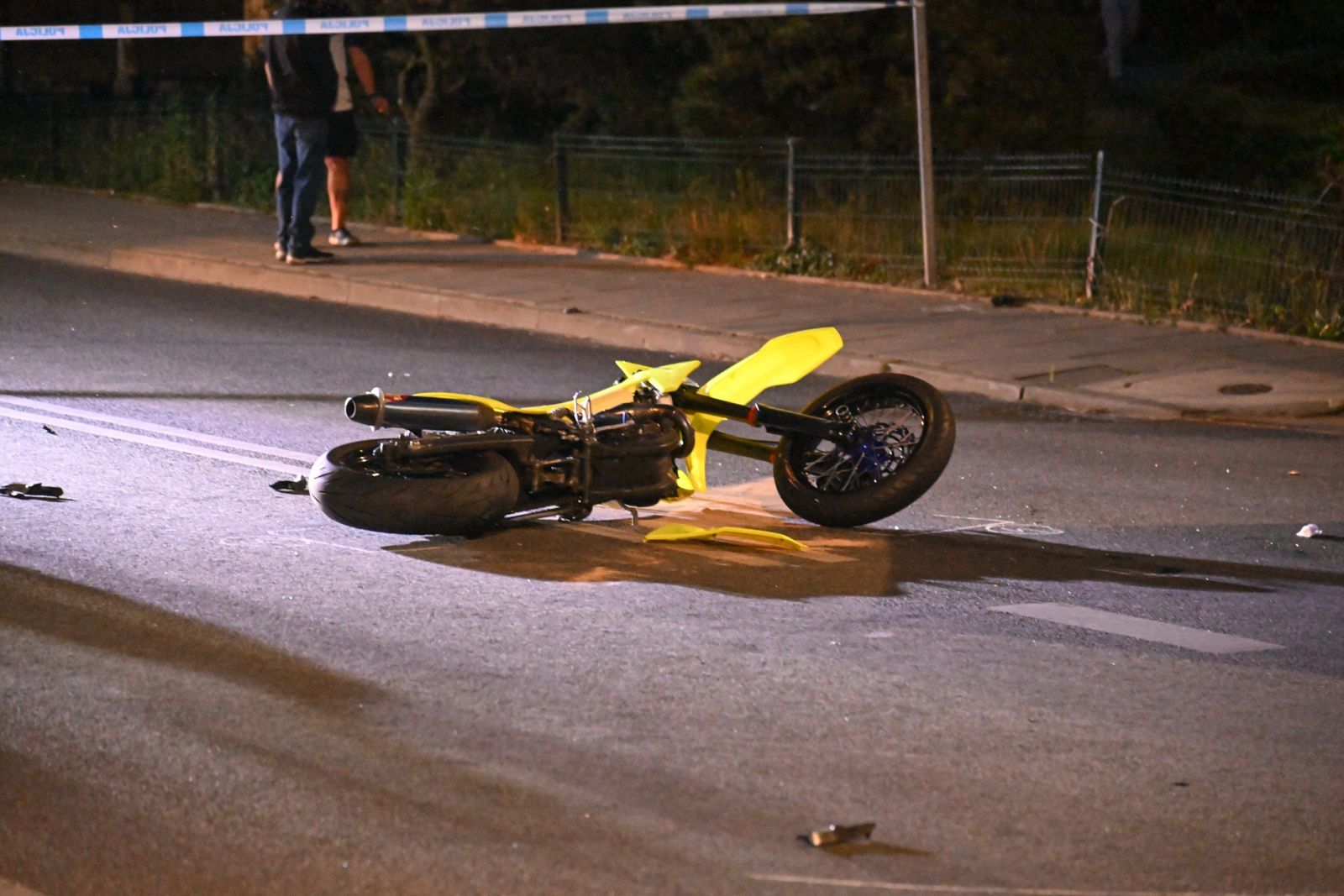 Miejsce śmiertelnego wypadku na skrzyżowaniu ulicy Ofiar Oświęcimia z Cyryla i Metodego w Szczecinie