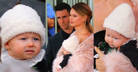 Adam Levine z 5-miesięczną córeczką podczas gali w Alei Sław! (ZDJĘCIA)