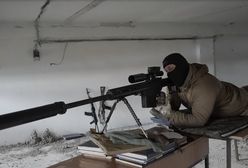 Bezbłędna precyzja snajpera. Tak "poluje" na Rosjan na lewym brzegu Dniepru